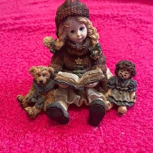 Yesterday’s child -  Megan with Elliot and Annie, 1995, the Boyds  collection